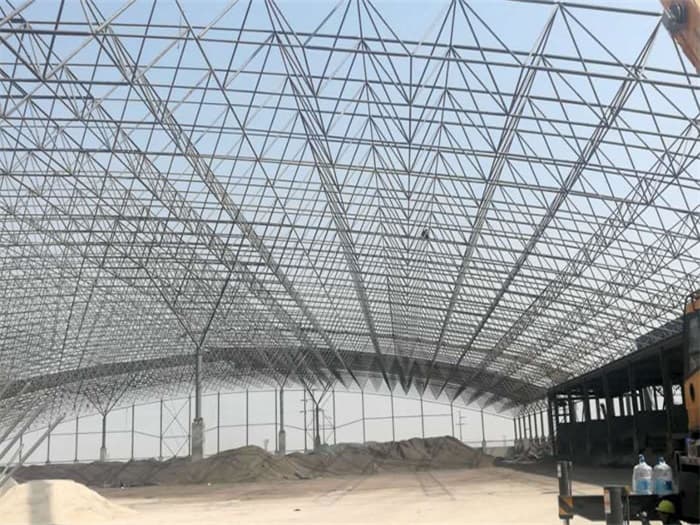 景德镇钢厂料仓网架工程